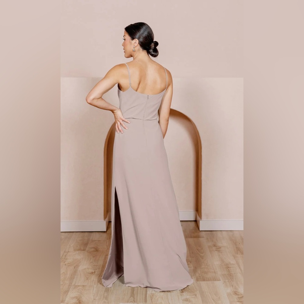 Revelry Taupe Bridesmaid Dress